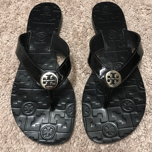 tory burch black sandals